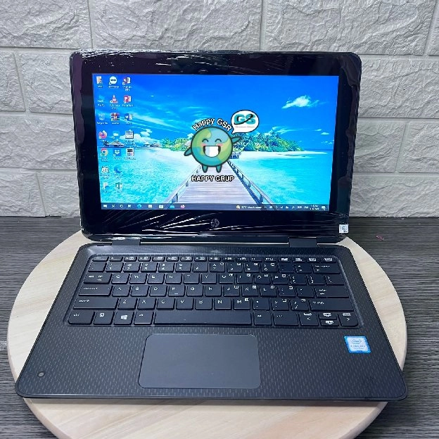 LAPTOP HP X360 I3 RAM 8GB SSD 256GB COCOK BUAT ANAK SEKOLAH,KULIA 