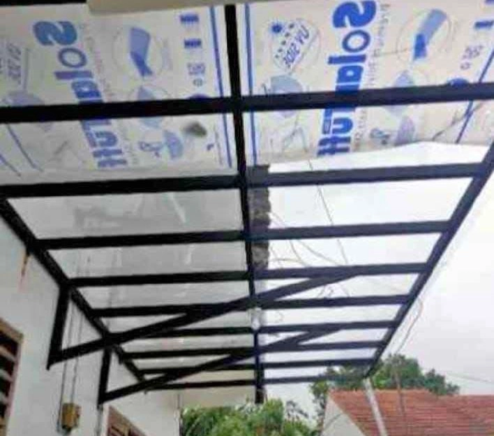 Canopy solarflat transparan 