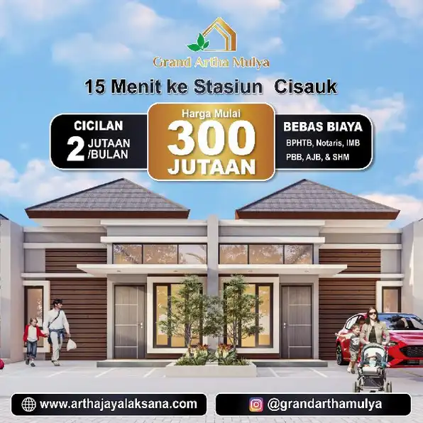 Rumah Komersil Angsuran Subsidi cuma 5 Juta All In Sampai Sah Terima Kunci 