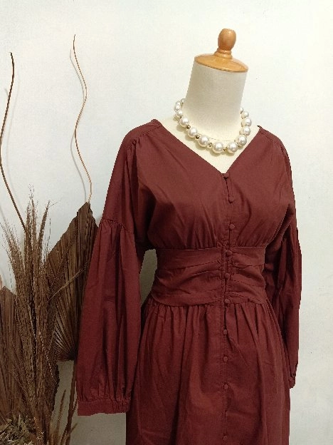 Dress Brown Cantik