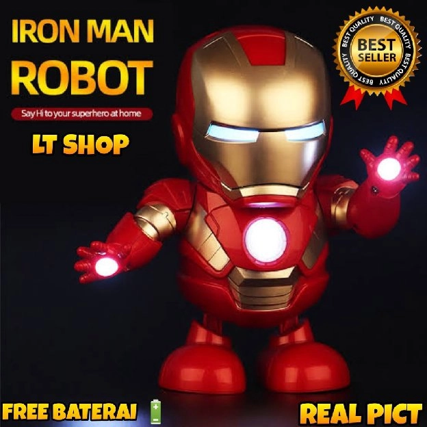 Mainan Anak Dancing Robot Dance SuperHero