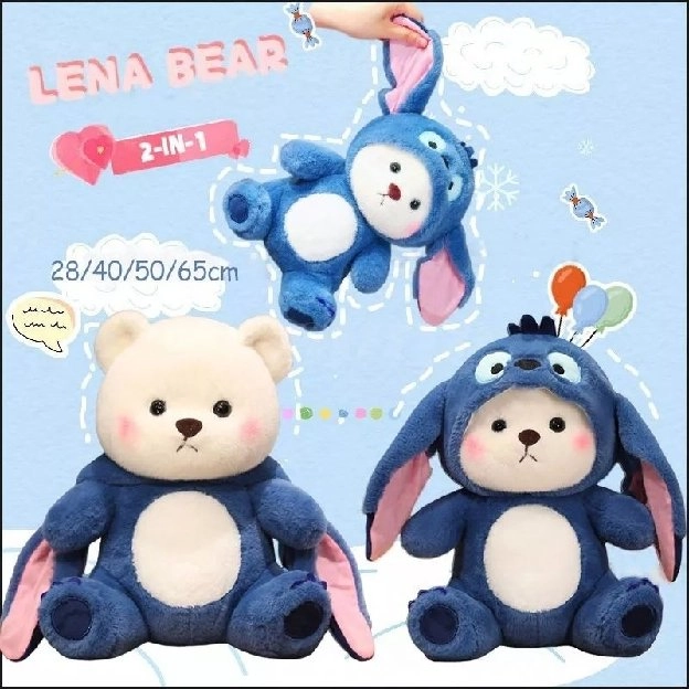 Boneka Teddy Tales Bear Cosplay Manyo Bahan Yelvo Halus Dan Lembut Berstandar SNI