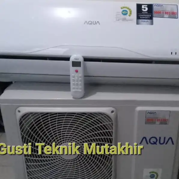 AC Aqua plus pasang dan Terima dingin plus beres bisa COD siap Area Jabodetabek 