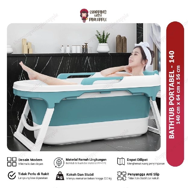 Bathtub Dewasa / Bathub Dewasa Portable / Bathub Adult / Bak Mandi Lipat / Bathtub Portable