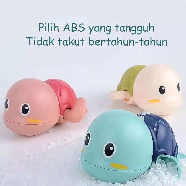 Mainan Mandi Bayi Kura Kura Berenang / Mainan Mandi Anak Kura Kura Bergerak / Mainan Mandi Hewan / M