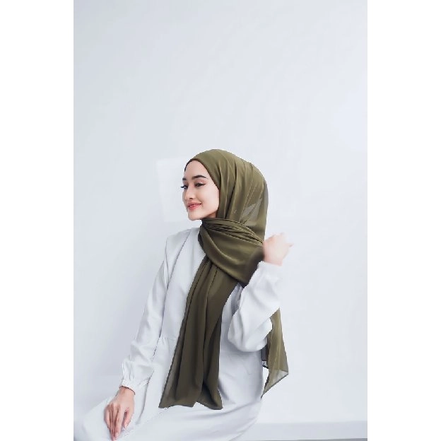 HIJAB JILBAB KERUDUNG PASHMINA INNER OVAL INSTAN