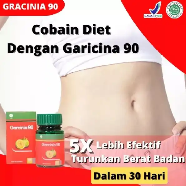 Garcinia 90 Suplemen Obat Diet Herbal Ampuh 