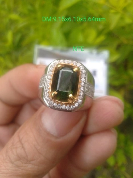 NATURAL GREEN TOURMALINE asli 