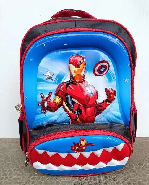 Tas Sekolah Anak Kartun Emboss Premium