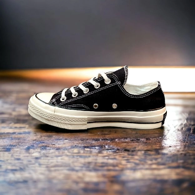 Sepatu Converse 70's Black white Low