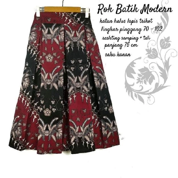 BEST SELLER?Ready Rok batik 7/8 premium lapis trikot?CantikKerenKeceAll size Pinggang belakang full 