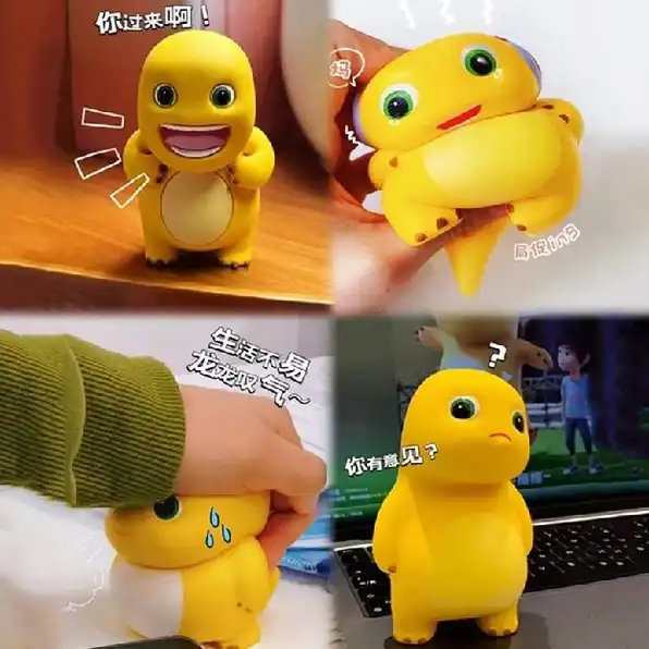 SQUISHY DINO SOFT SLOW squishy nailong susu naga boneka dino boneka naloong