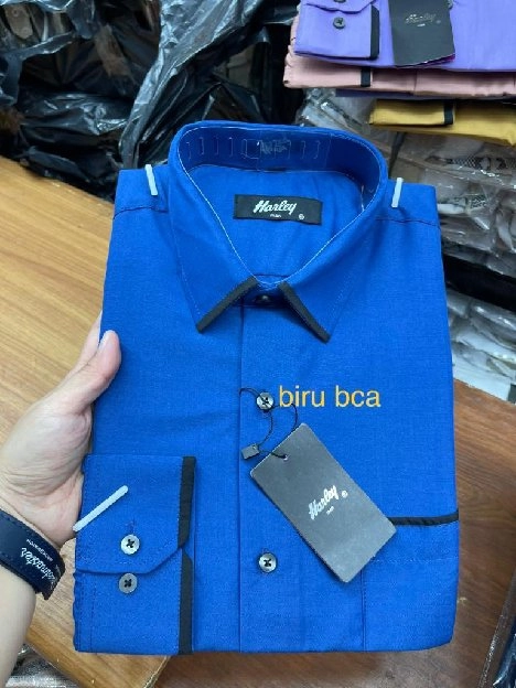 Kemeja Kece Buat Bapak Saudara Suami Bahan Katun Import Panjang & PendekReady masih ya banyak warna 