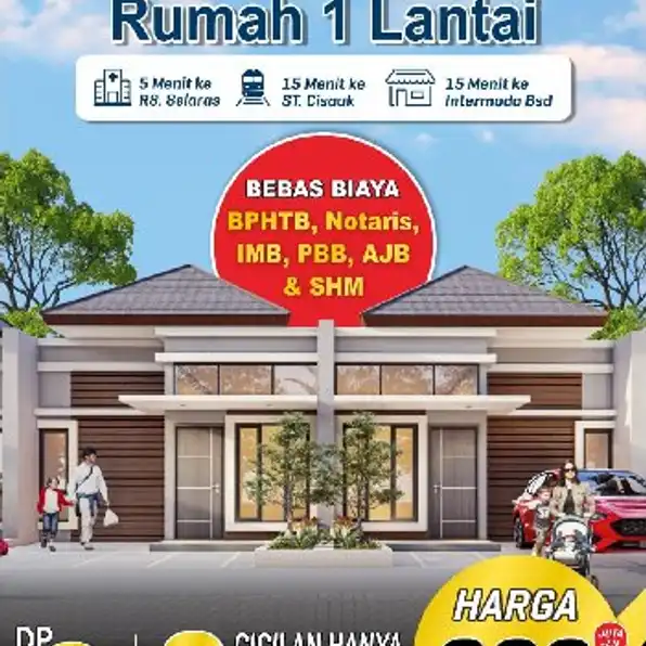 Rumah Nyaman Harga Aman Cuma 5 Juta All In Sampai Sah Terima Kunci 