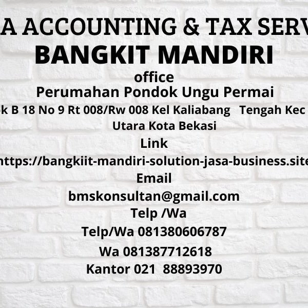 Jasa accounting service dan pajak