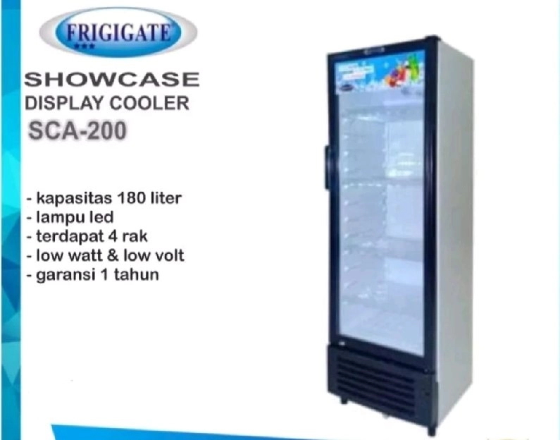 SHOWCASE DISPLAY COOLER tipe SCA-200