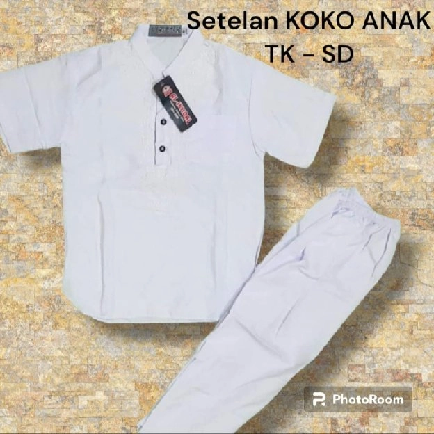 setelan kurta anak bahan katun micro