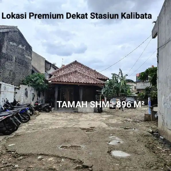 DIJUAL MURAH TANAH SHM Luas 896 m² Di Cililitan Kecil Kramat Jati Jakarta Timur 