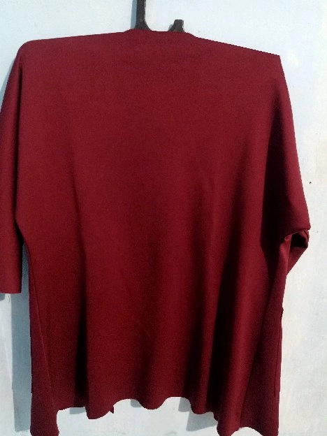 Cardigan Scuba Maroon Polos