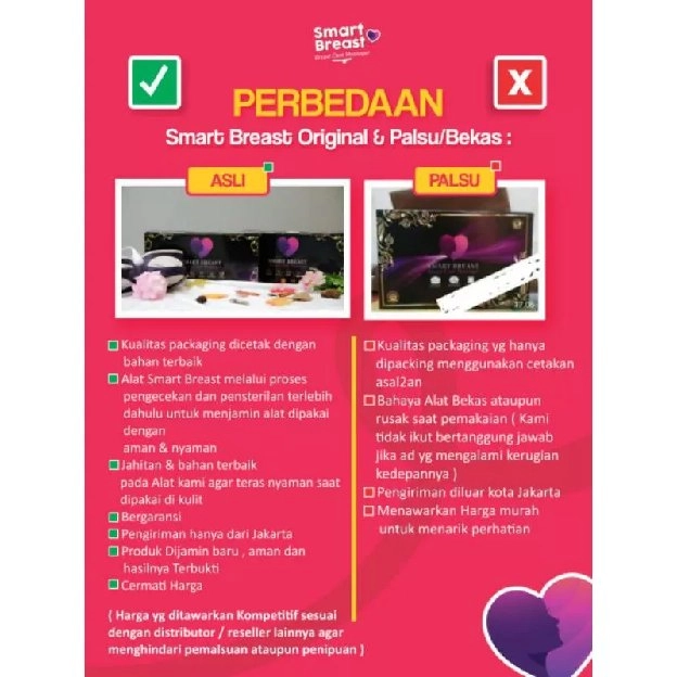 Smart Breast Alat Pembesar dan Pengencang Payudara