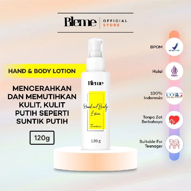 Bleme Whitening Body Lotion With Lemon Extract 120 gr