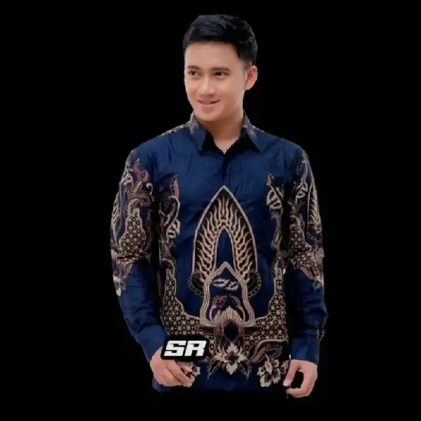 Kemeja Batik Pria Dewasa Big Size Jumbo Lengan Panjang M-10xl