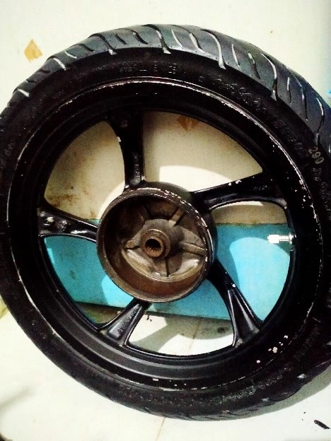 velg belakang doank Mio sporty seri Enkei 