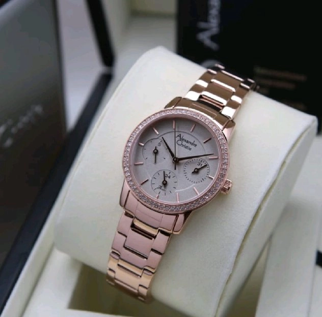 Ready!Jam Tangan Alexandre Christie AC 2A98  Wanita