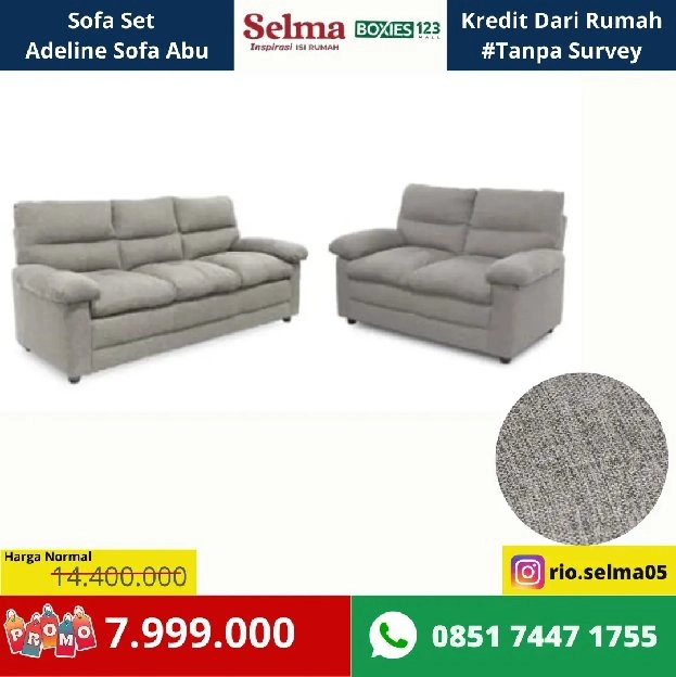 Sofa Set Adeline fabric Abu