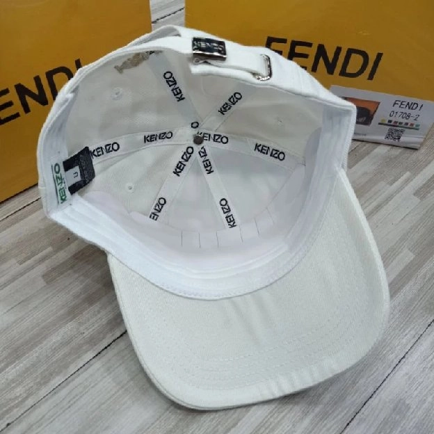 topi Kenzo Tiger Bordir White Topi Baseball