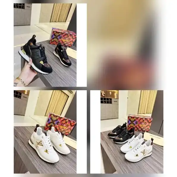 Sepatu sneakers wanita louis vuitton lv