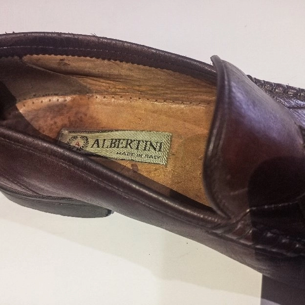 Sepatu Kulit Albertini - Sepatu Kerja Kantor Asli 100% Sepatu Formal