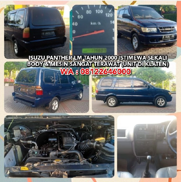 ISUZU PANTHER LM TAHUN 2000 ISTIMEWA BODY & MESIN SANGAT TERAWAT (DI KLATEN) WA : 08122646000*