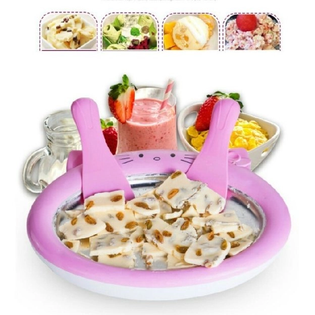 Ice cream roll maker Piring pembuat es krim anak Ice cream roll plate