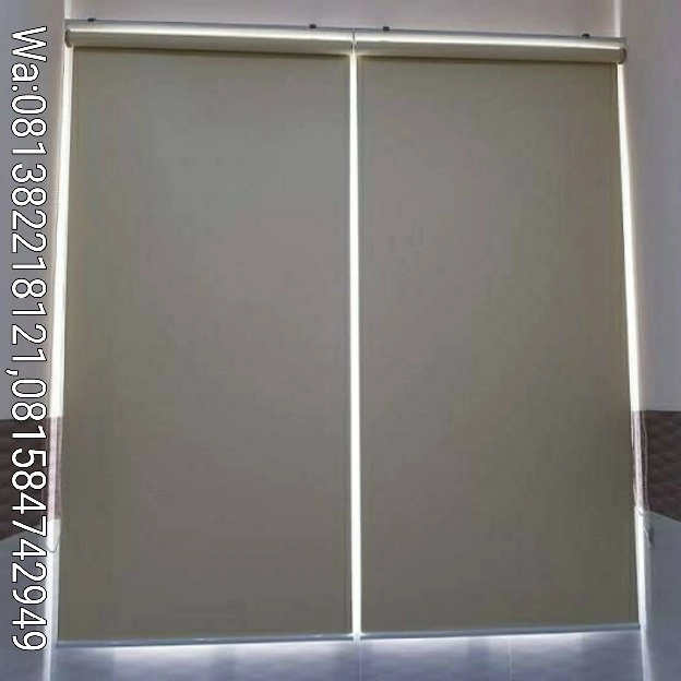 Rollerblind tirai gorden simpel termurah 