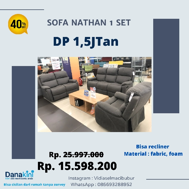 sofa set recliner 