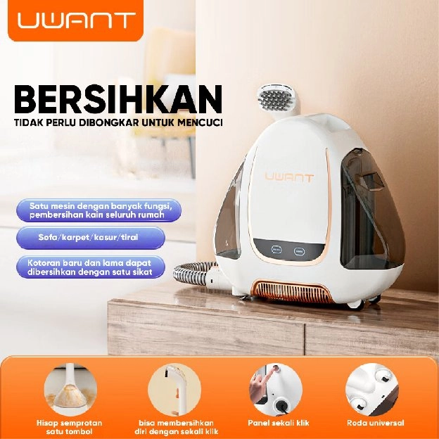 UWANT B100 Wet Vacuum Cleaner 12000pa Sofa Penyedot debu Multifungsi Karpet Fabric Sofa Dan Kasur