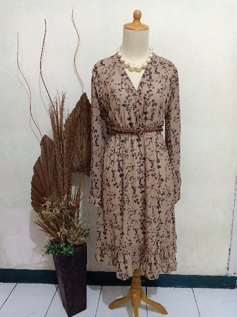 Dress Brown Cantik