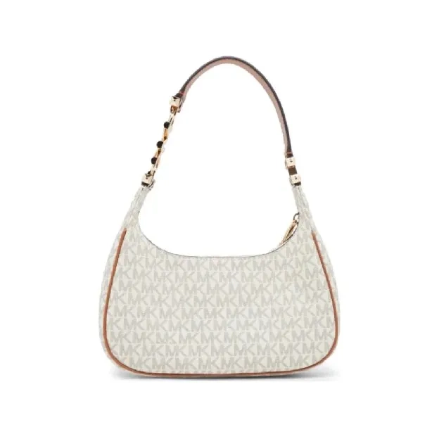 Tas M-K Michael Kors Hobo Piper Handbag - White (2219)