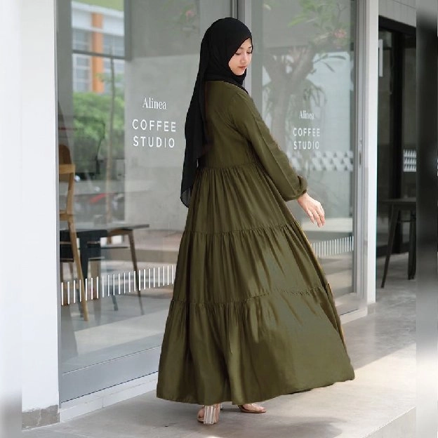 Gamis Hexa Dress Wanita Terbaru