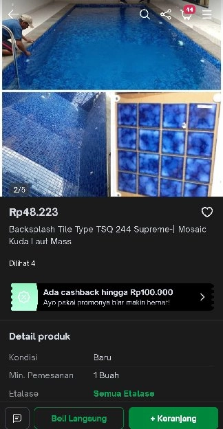 keramik lantai mosaic 3 dus