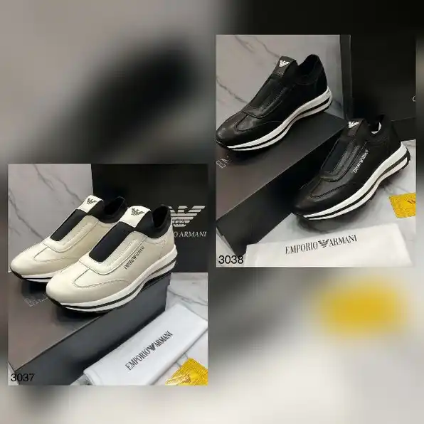 sepatu sneakers pria emporio armani