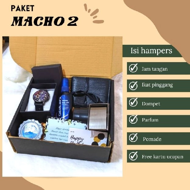 Kado Ulang Tahun Cowok Hampers Gift Box Black Edition Wisuda Nikahan Pacar