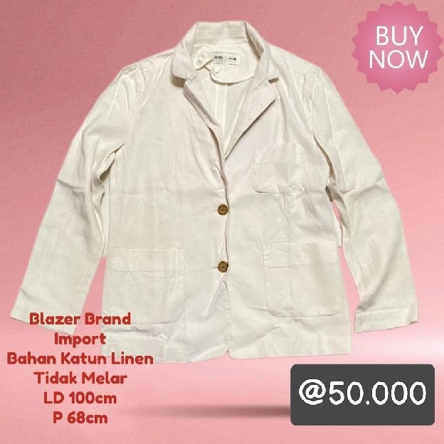 Thrift! Blazzer Wanita Import Premium