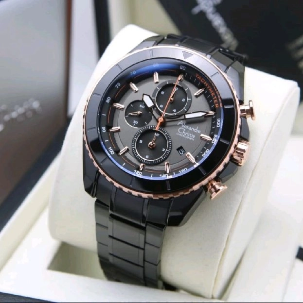 Ready!!Jam Tangan Alexandre Christie AC 6503 Pria