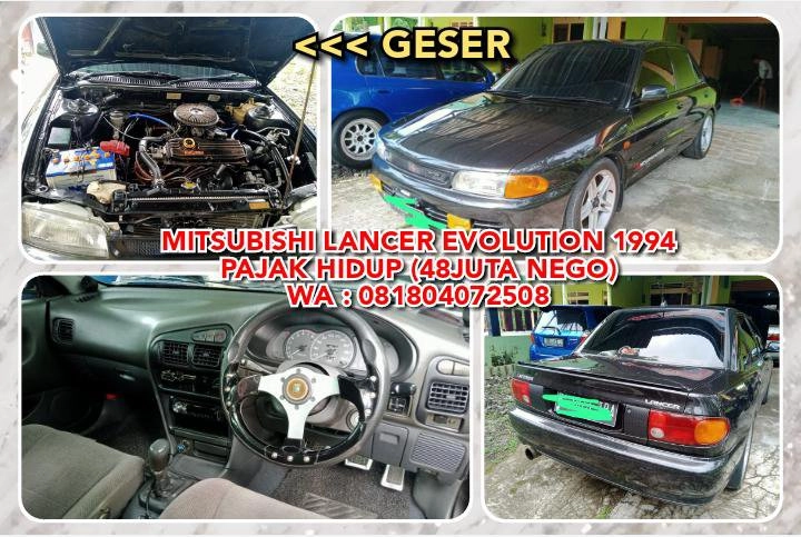 JUAL MURAH MOBIL LANCER EVOLUTION 1994, GREAT COROLLA 1995, HONDA HRV S MATIC 2015.WA: 081804072508