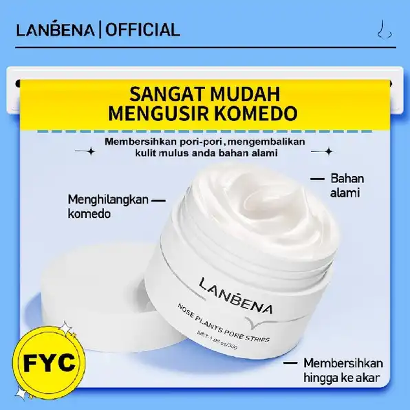 [BPOM] Lanbena Masker Komedo Wajah Komedo-Pengangkat /Pembersih Komedo /Masker Hidung /Pencabut kome