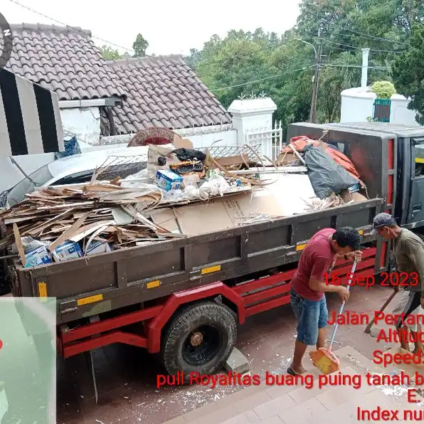 jasa buang puing tanah sampah proyek