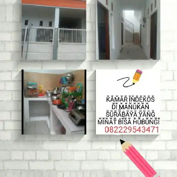 Kamar Indekos di Manukan Surabaya 