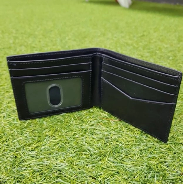 Wallet Fossil Pria ORI NEW Import - Jared Bifold Id Black Leostoreid